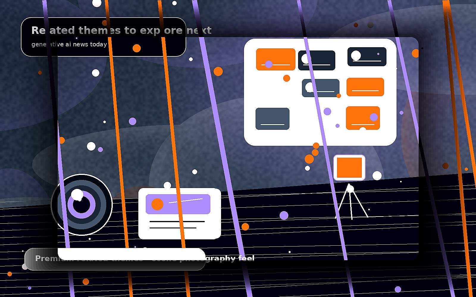 Related themes to explore next — premium scene image for generative ai news today