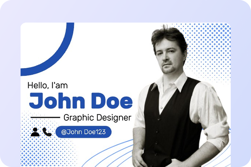 Stunning 3D avatar for social media profiles