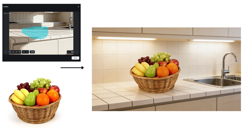 Interactive editing feature in Dreamina