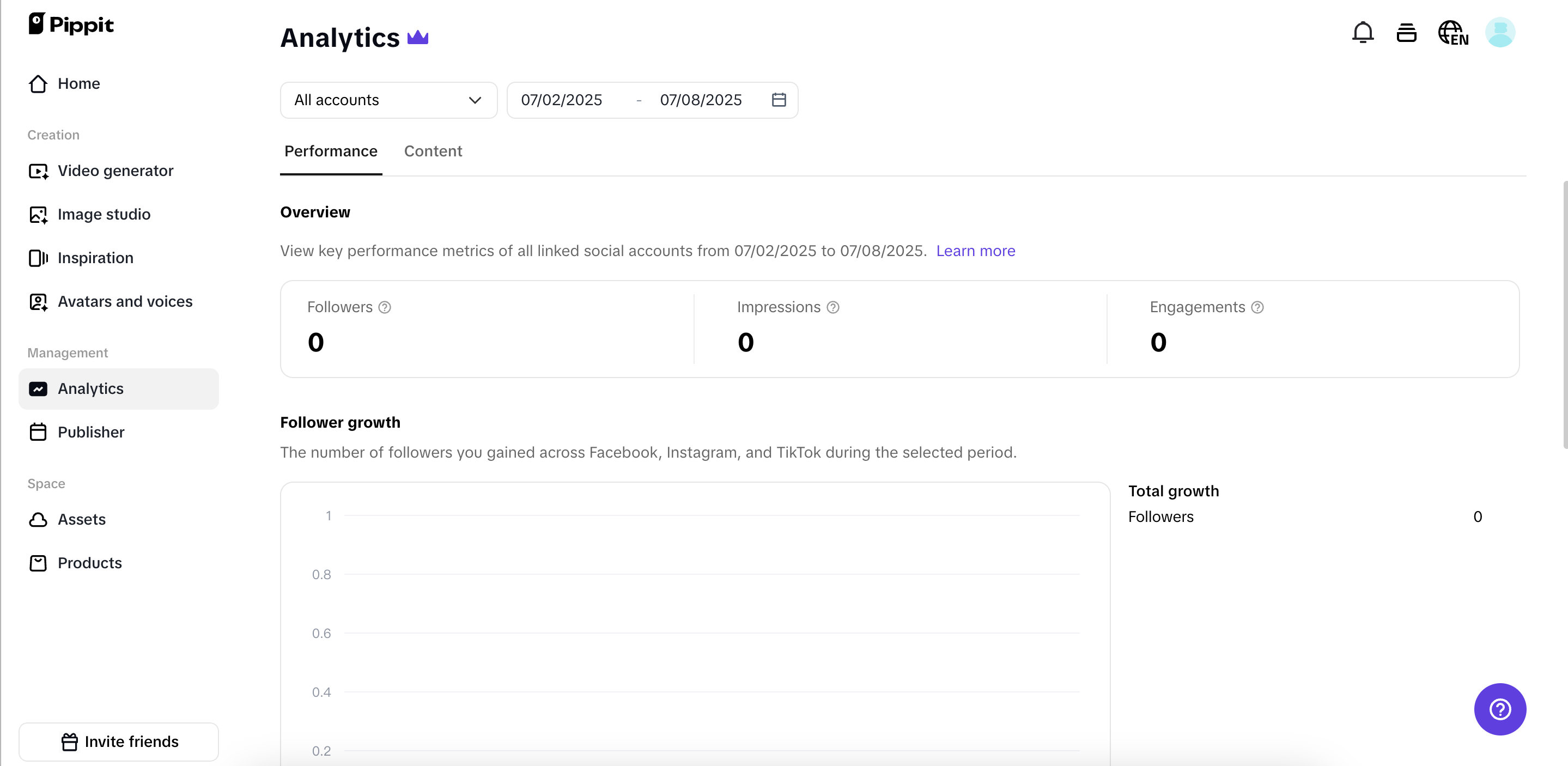 Track and analyze your content