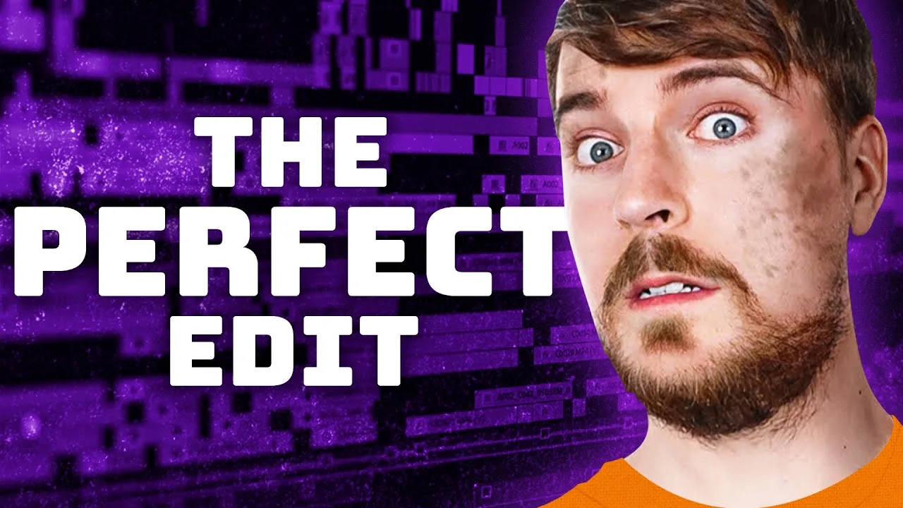 Mr Beast's style of editing videos
