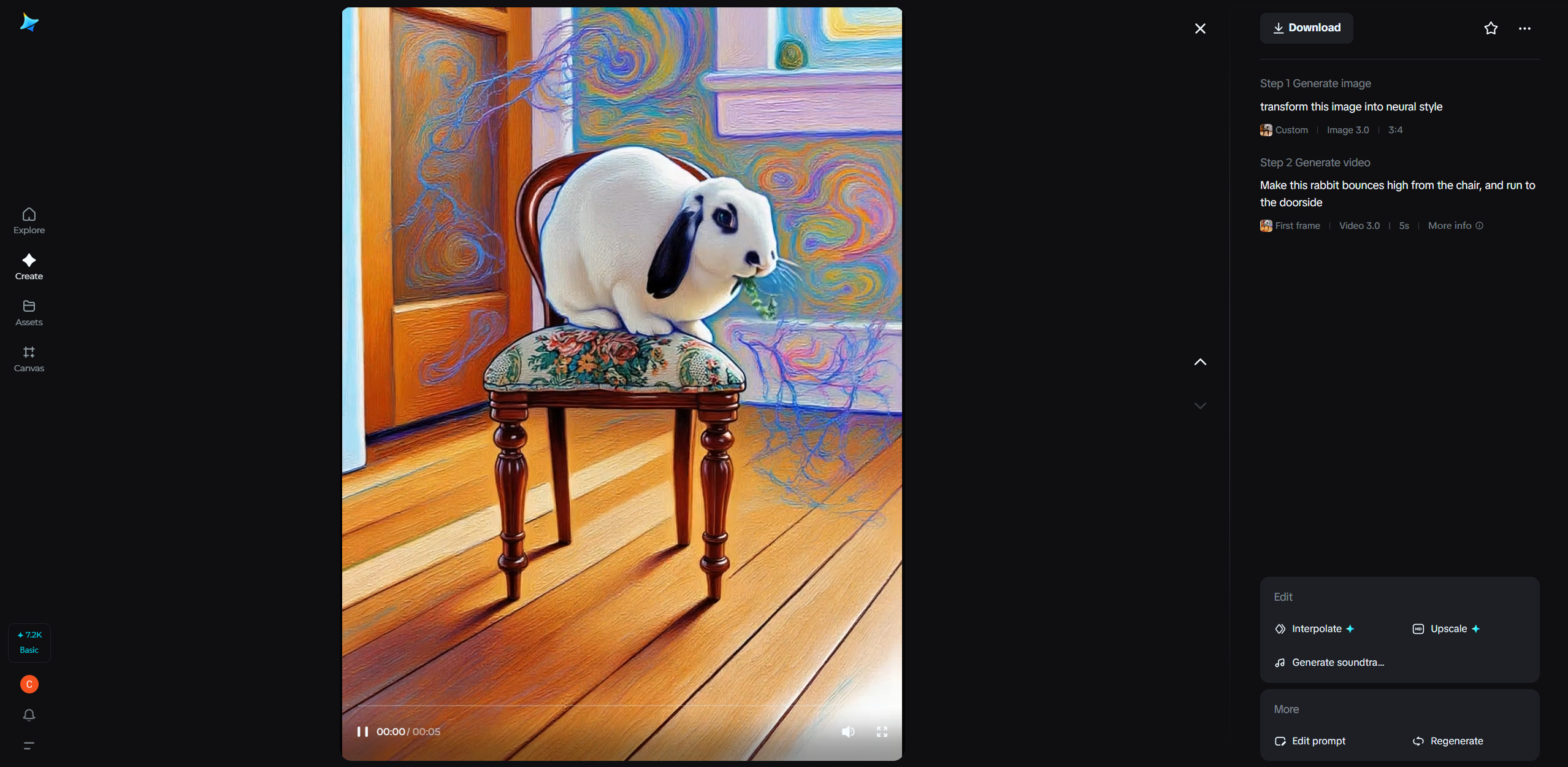 ポスト印象派アートスタイルのビデオ