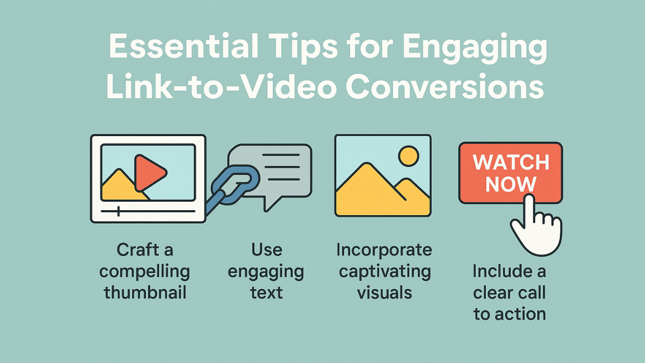 Essential tips for engaging link-to-video conversions