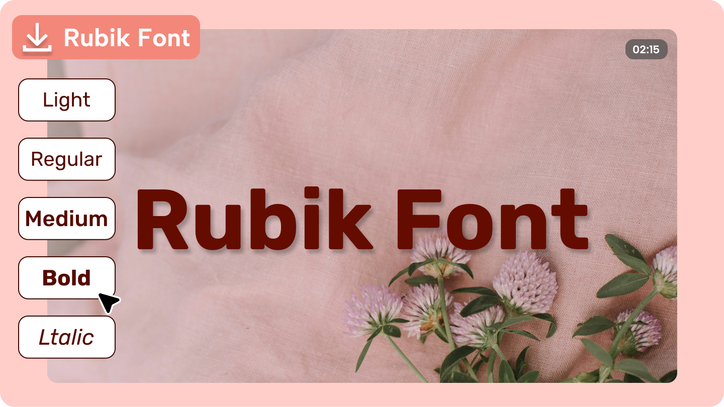 Rubik font 