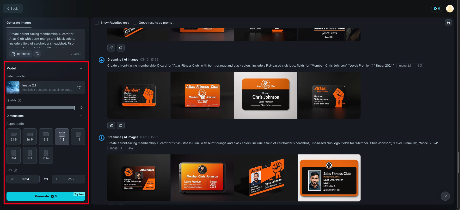 Free online id card creator