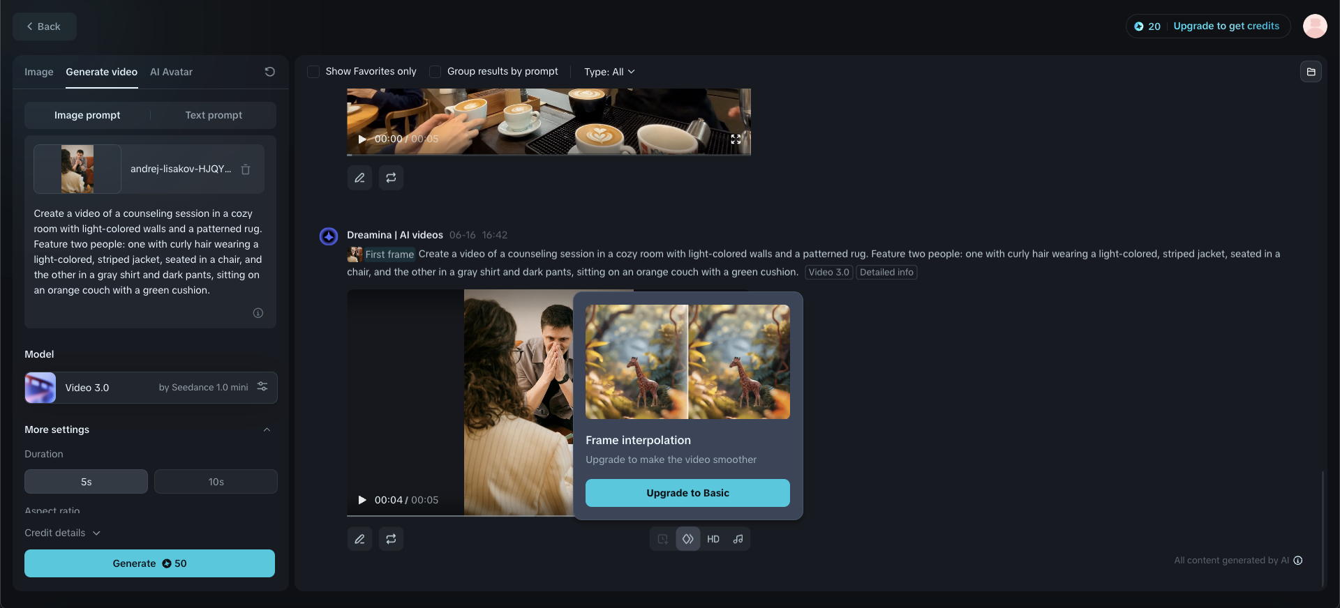 Rahmen-Interpolation