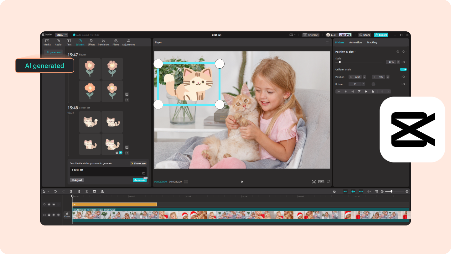 เครื่องกำเนิดสติกเกอร์ AI ฟรีจากข้อความ | สร้างสติกเกอร์ใด ๆ ทันที