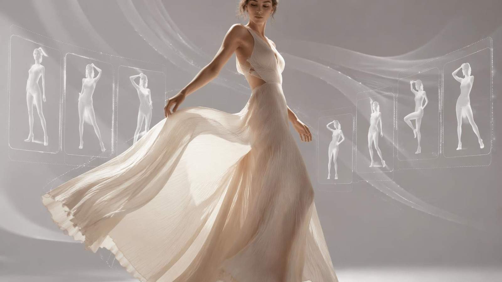 fashion pose motion transfer AI template cover