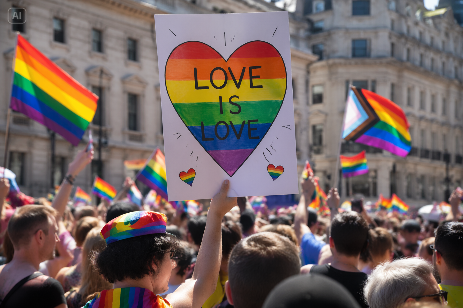pride month ai photo