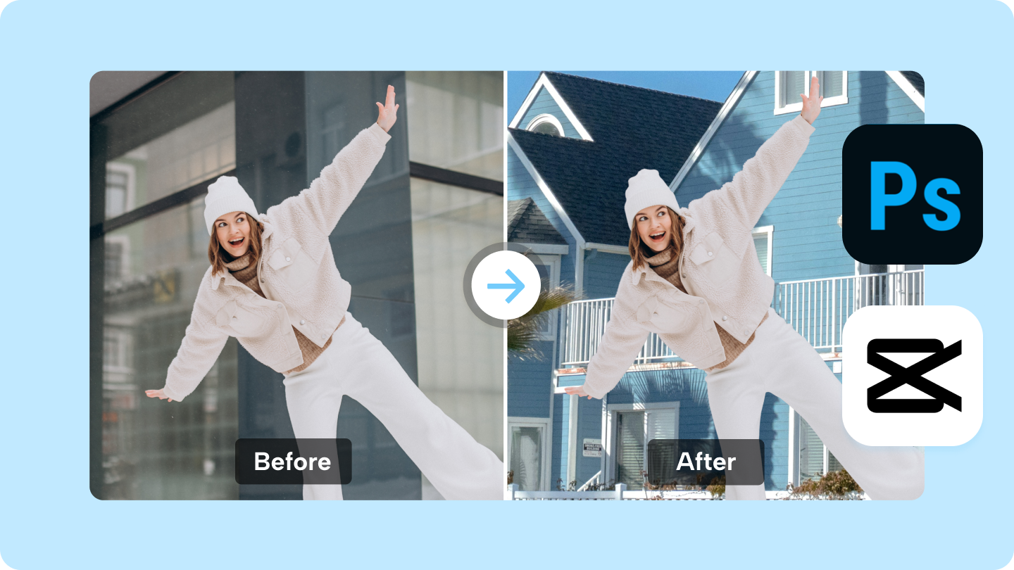 how to change background in photoshop