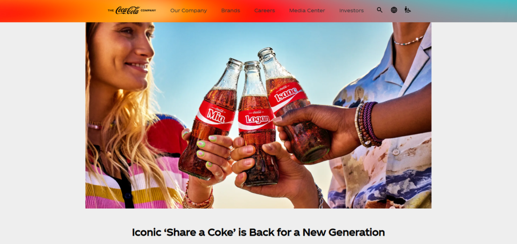 Coca-Cola - "Share a Coke"