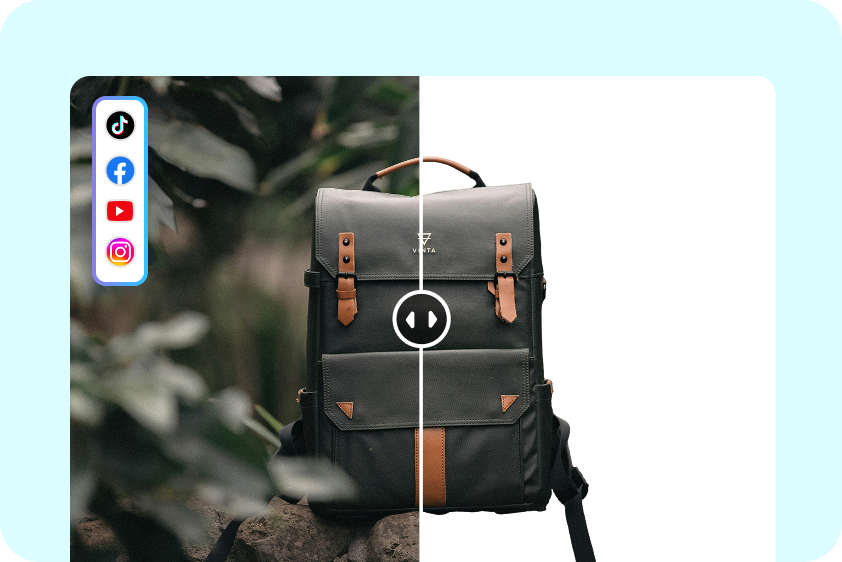 Editarea conținutului social media cu eliminarea fundalului imaginii CapCut