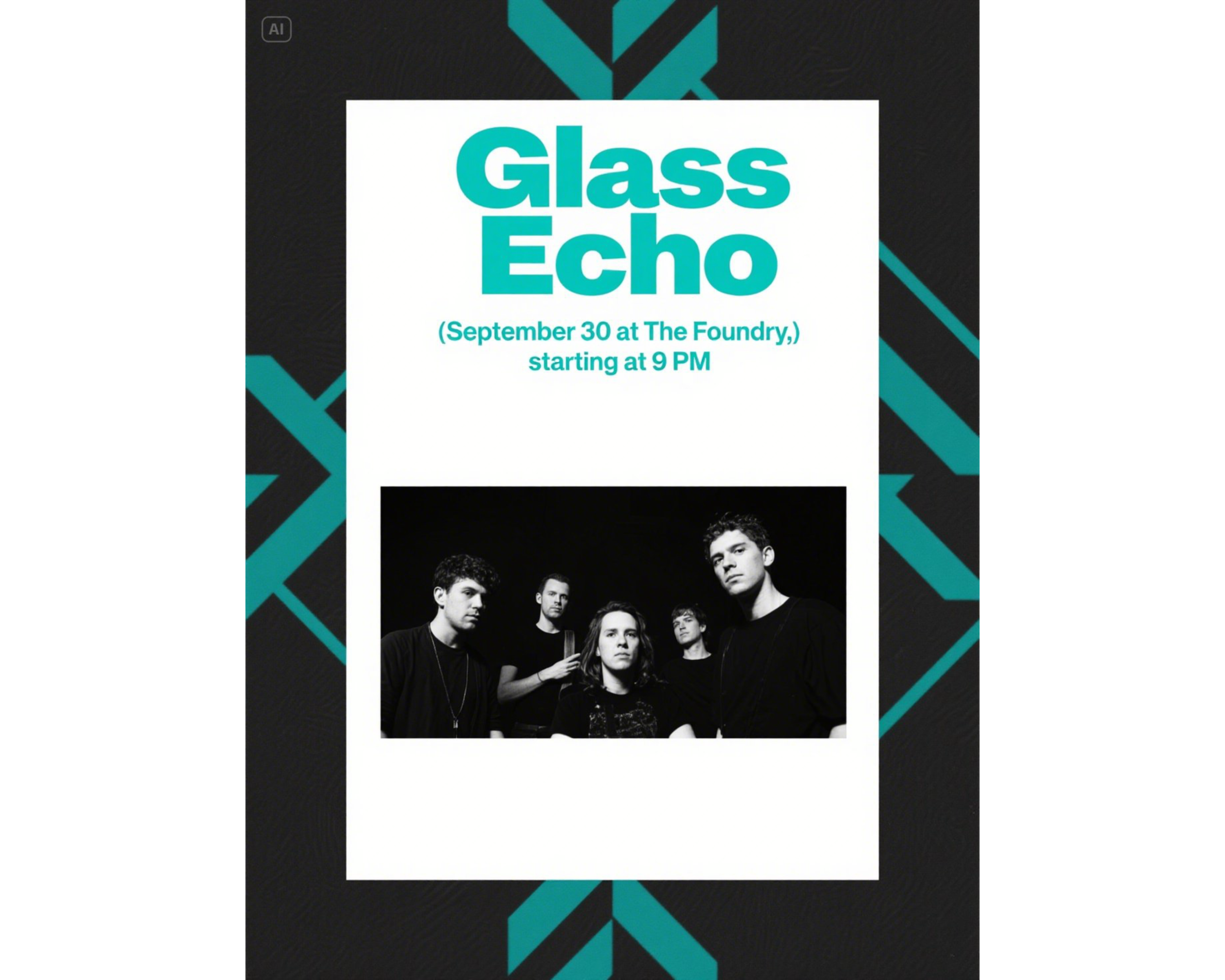 Promosyon ng banda na nakatuon sa potograpiya