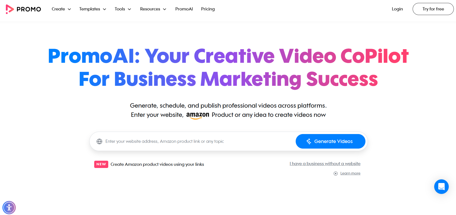 Marketing video with Promo