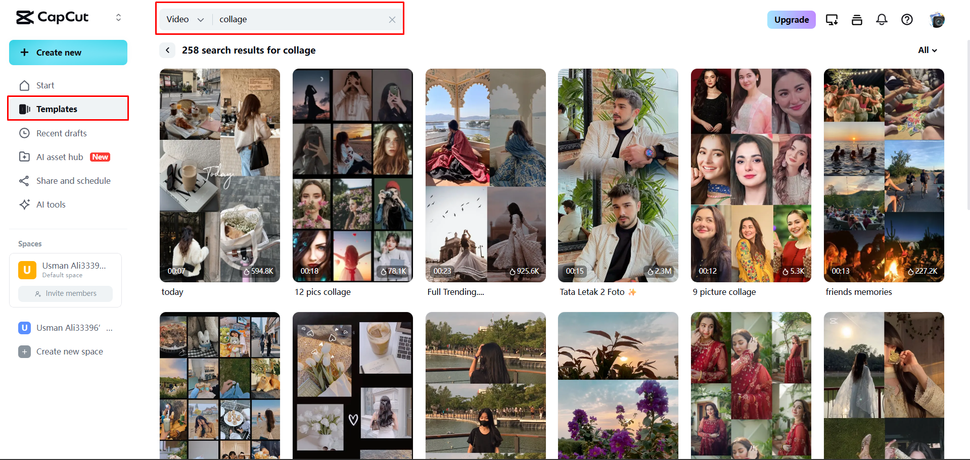 Importing video clips into CapCut Web