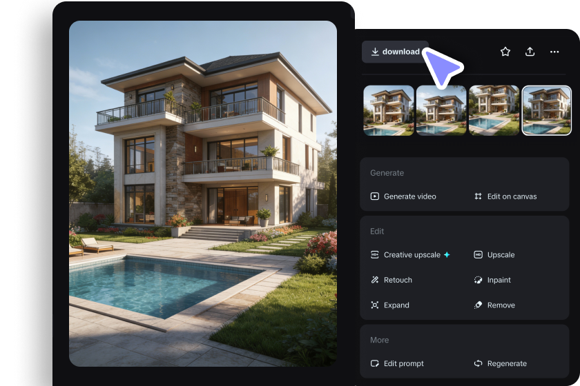 refine layouts and download