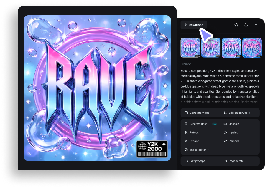 Generate and download