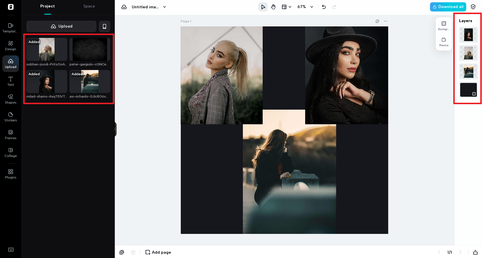 Customize your finalized image