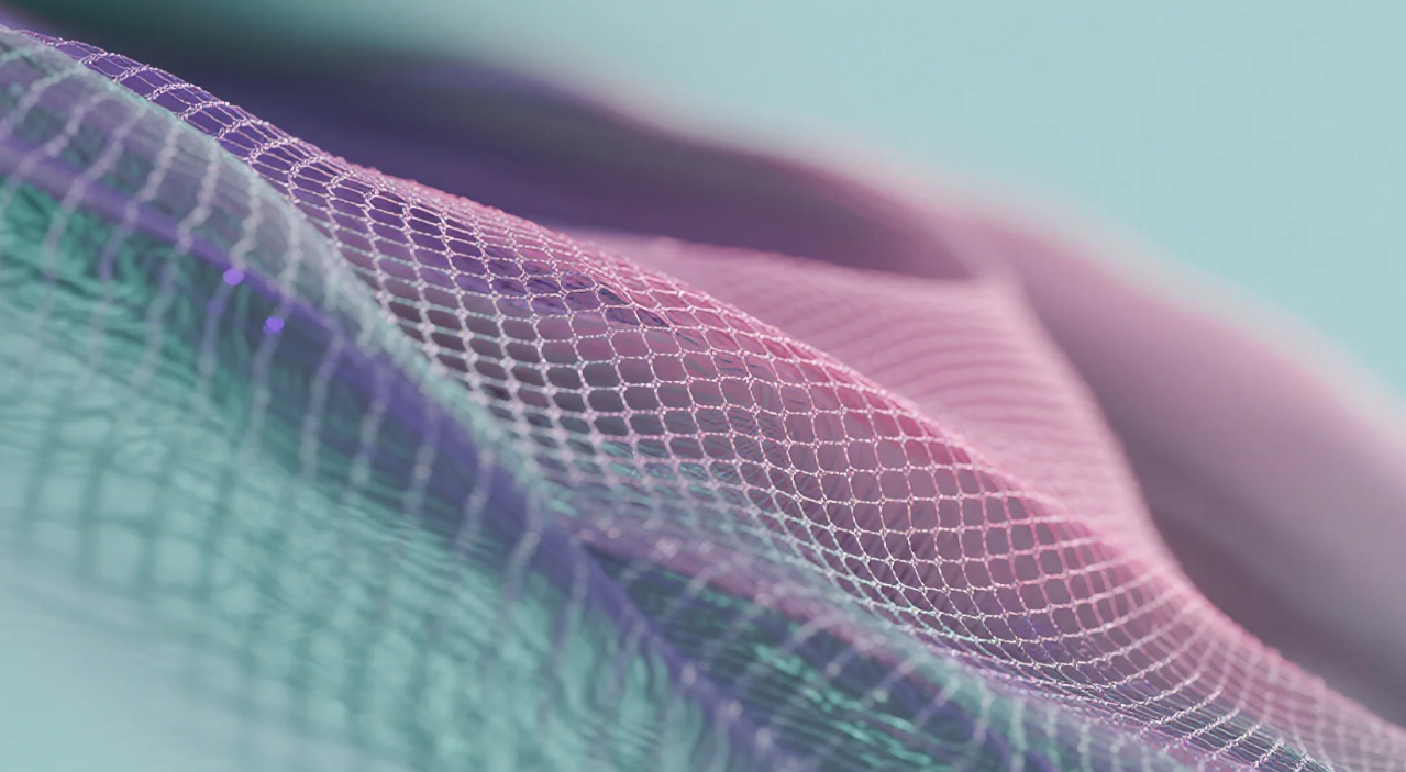 Soft pastels mesh gradient image