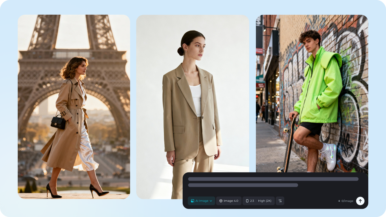 create realistic photo with text to image