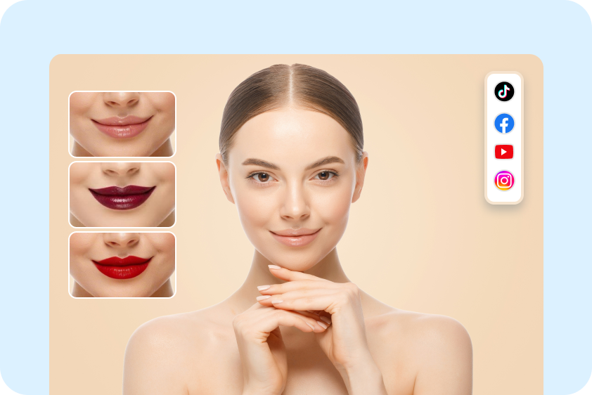 Virtual makeup previews