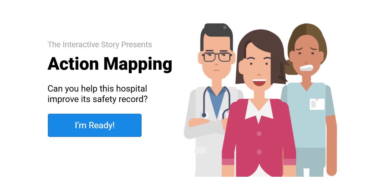 Corporate training video on action mapping interactive