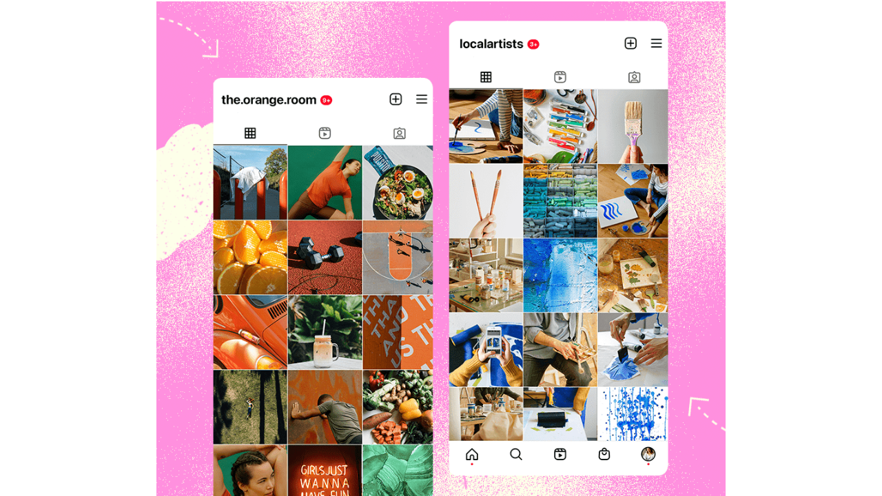 Visual themes and branding