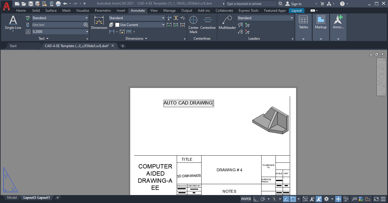 Enter and finalize the text