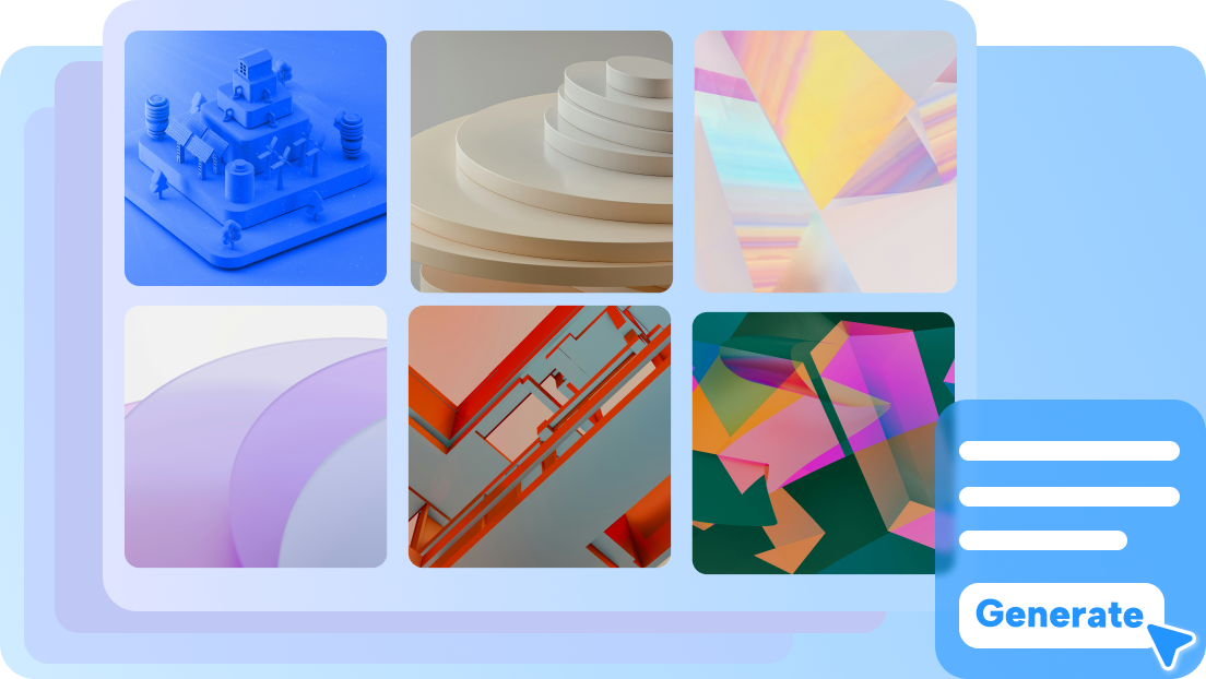 generate color-perfect elements from text description
