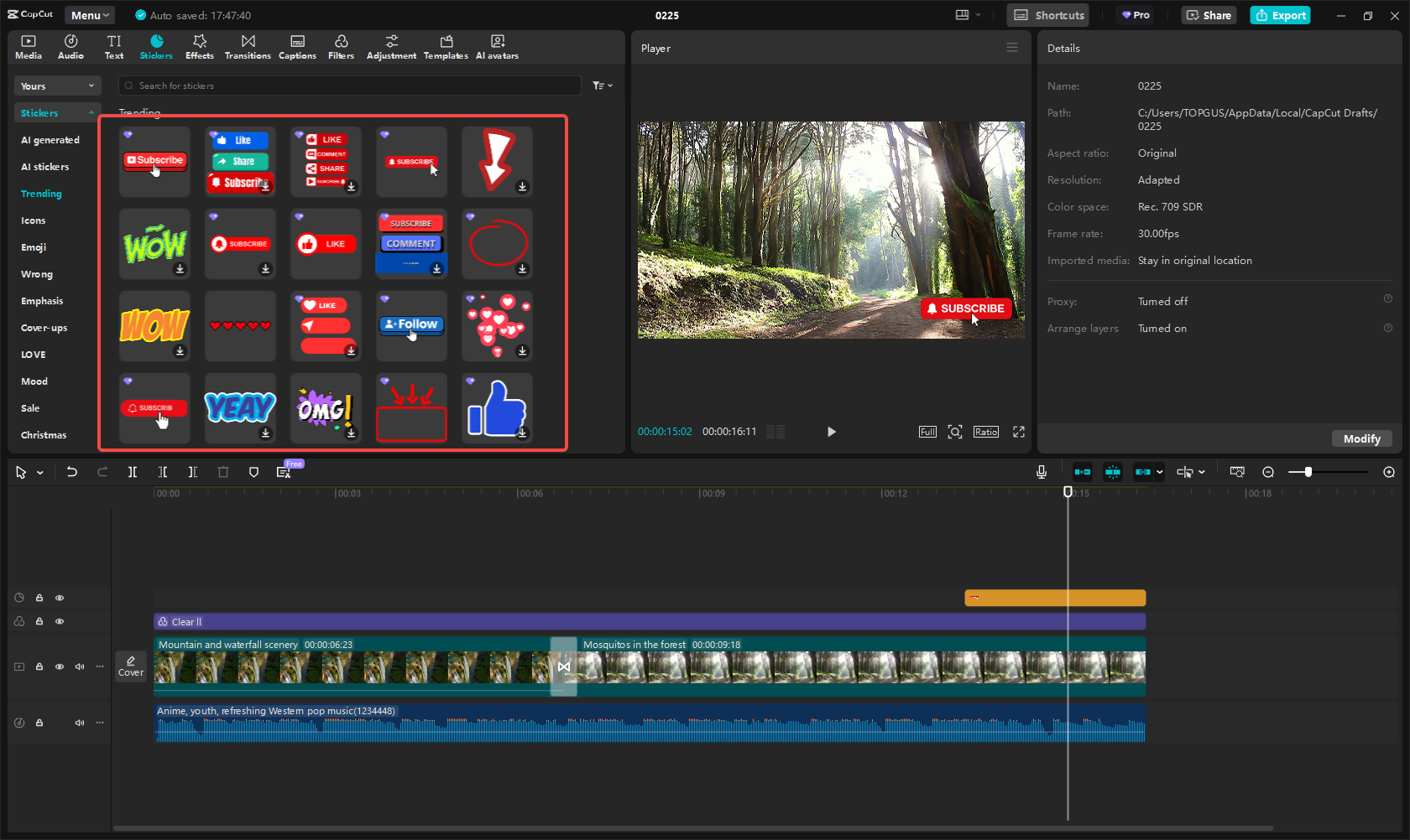 Dodaj przycisk CTA do wideo