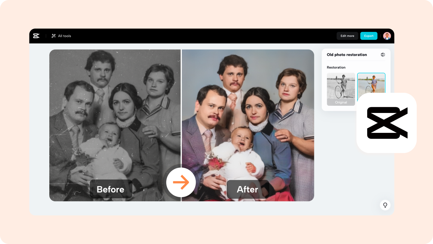 ingyenes online régi kép helyreállítás