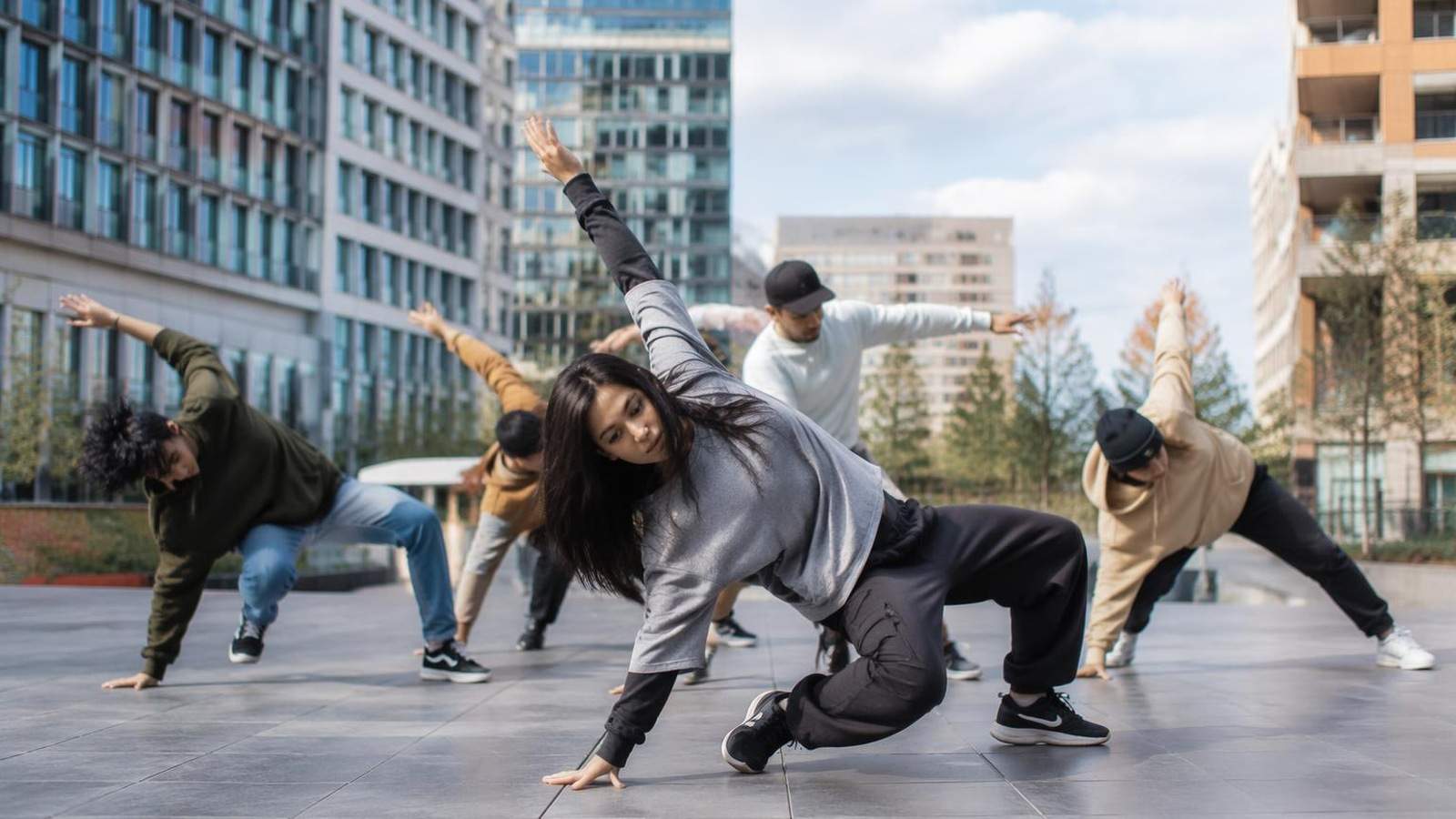 AI street dance generator template distinct real photo