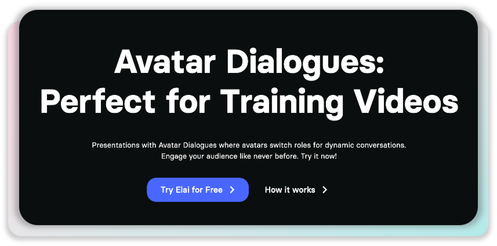 Elai.io: Avatar Dialogues