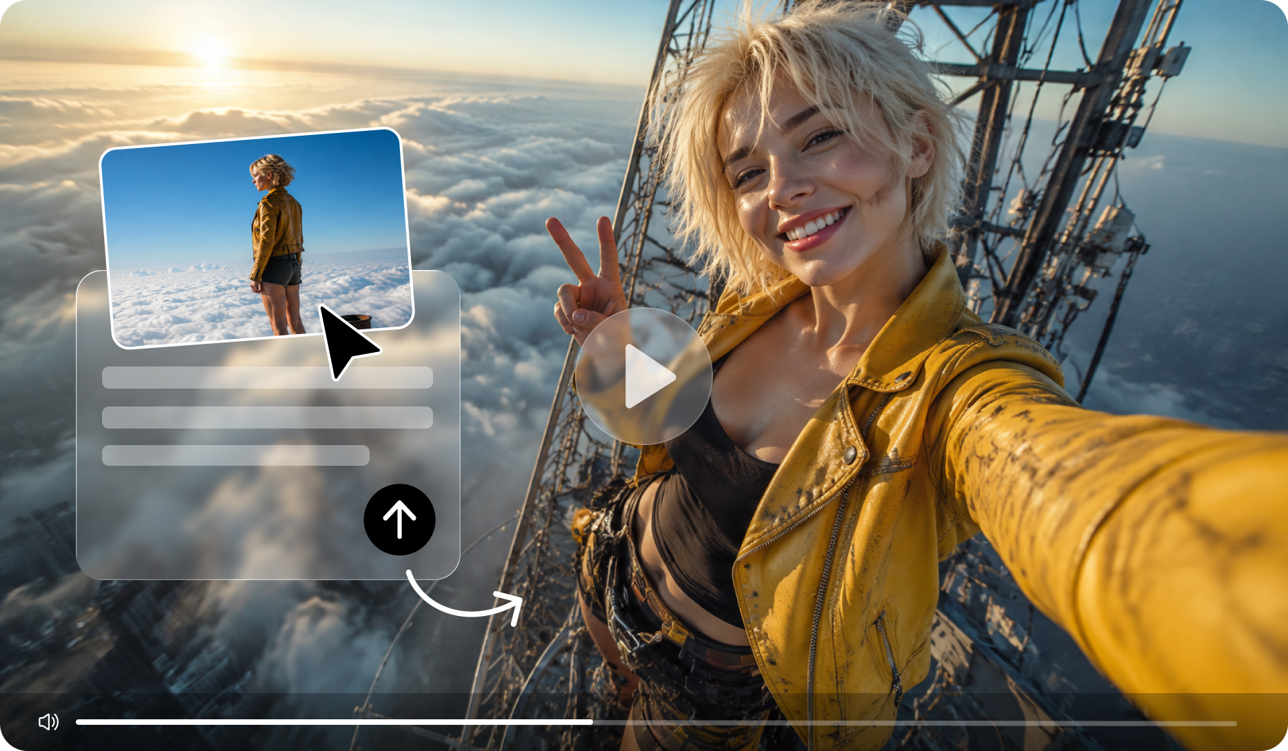 Turn text or reference images into ready‑made videos