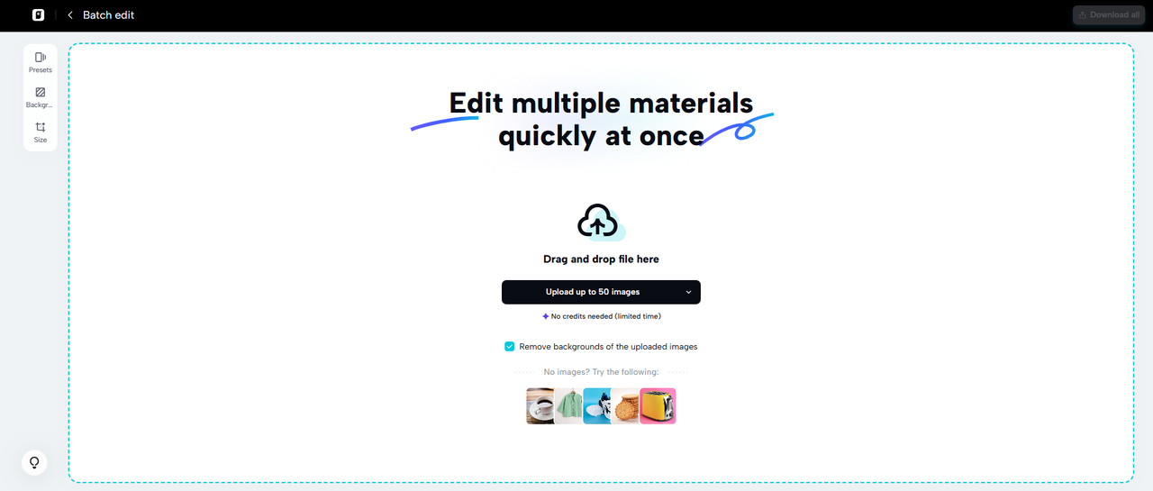 Batch edit images at once