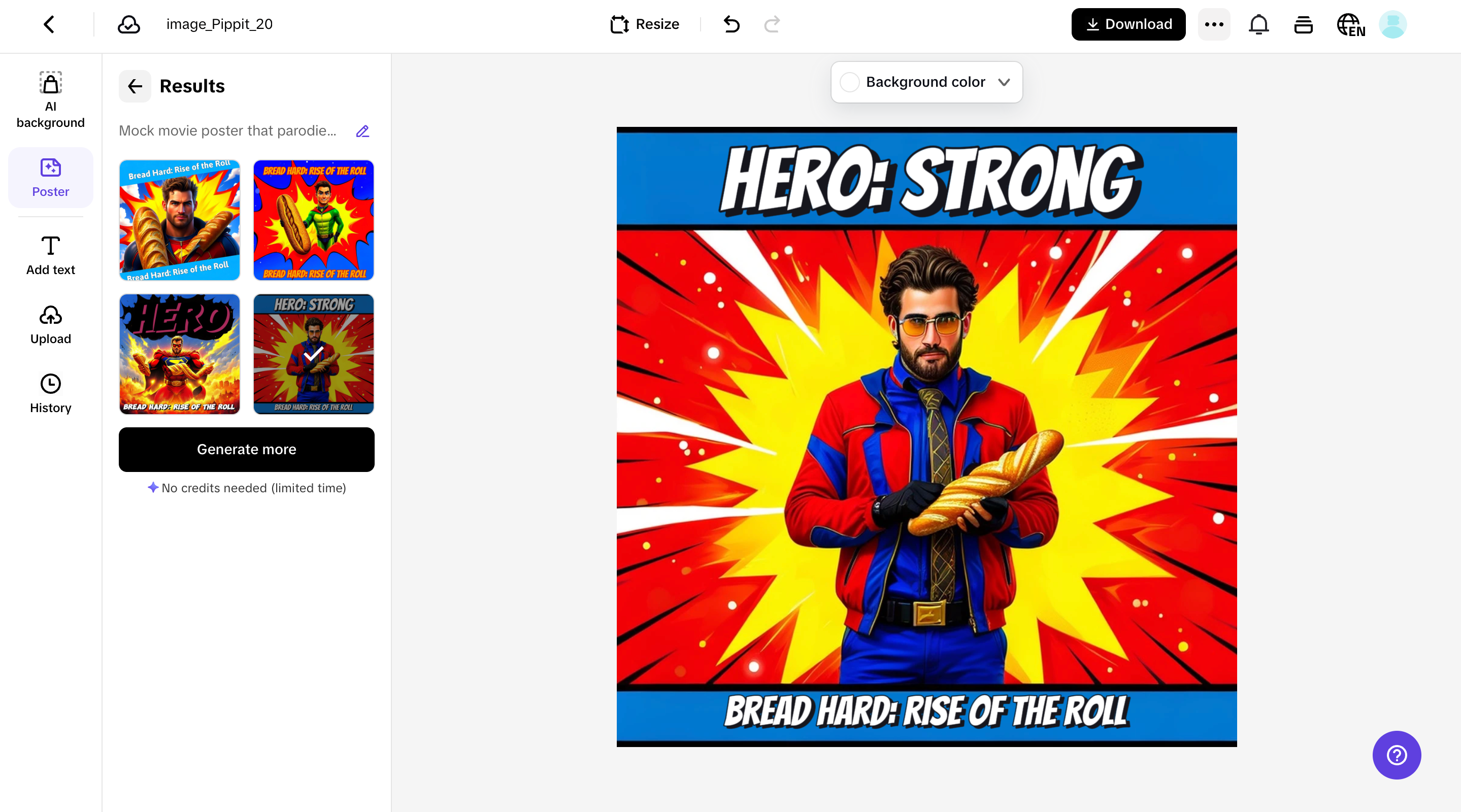 Customize your poster