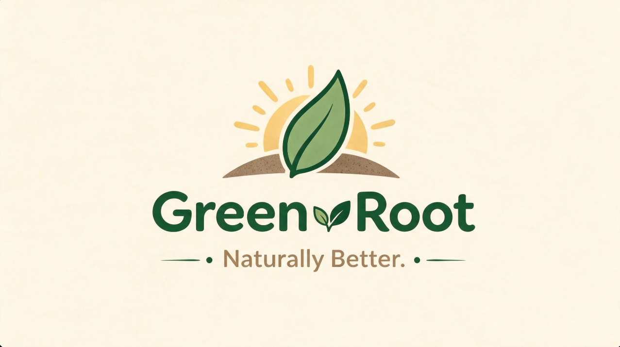 Prompt for organic food brand logo