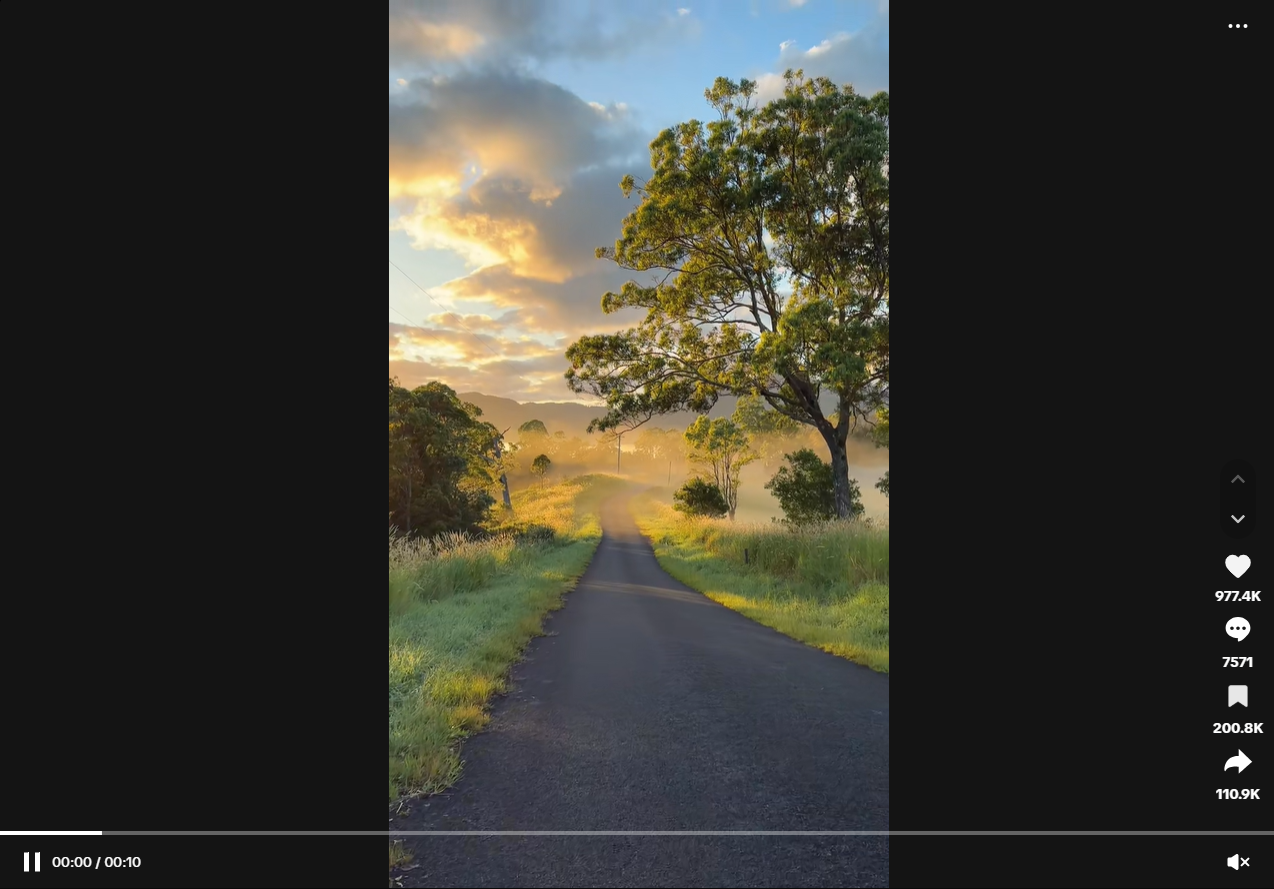 Stock clips with voiceover TikTok