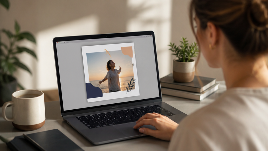AI Instagram Post Generator original 16:9 cover visual