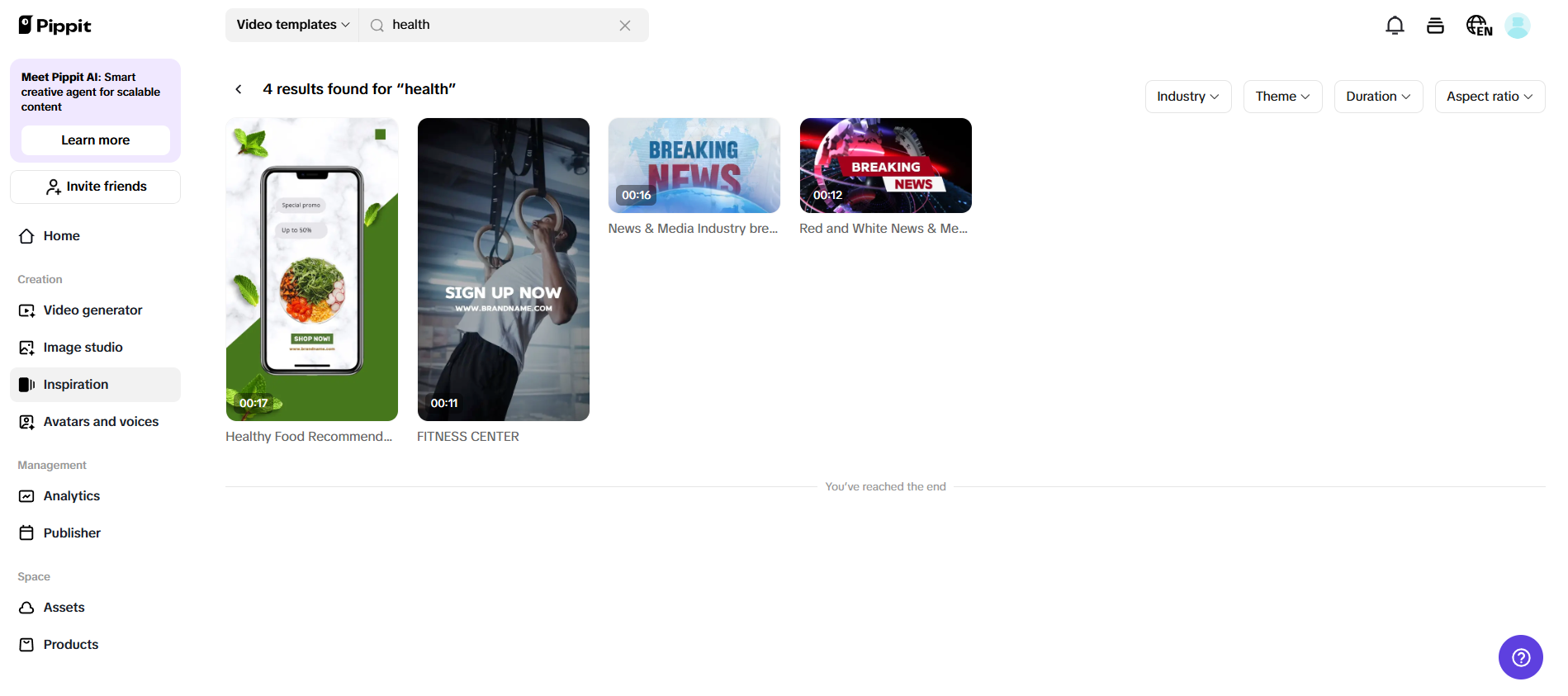 Mga template para sa inspirasyon