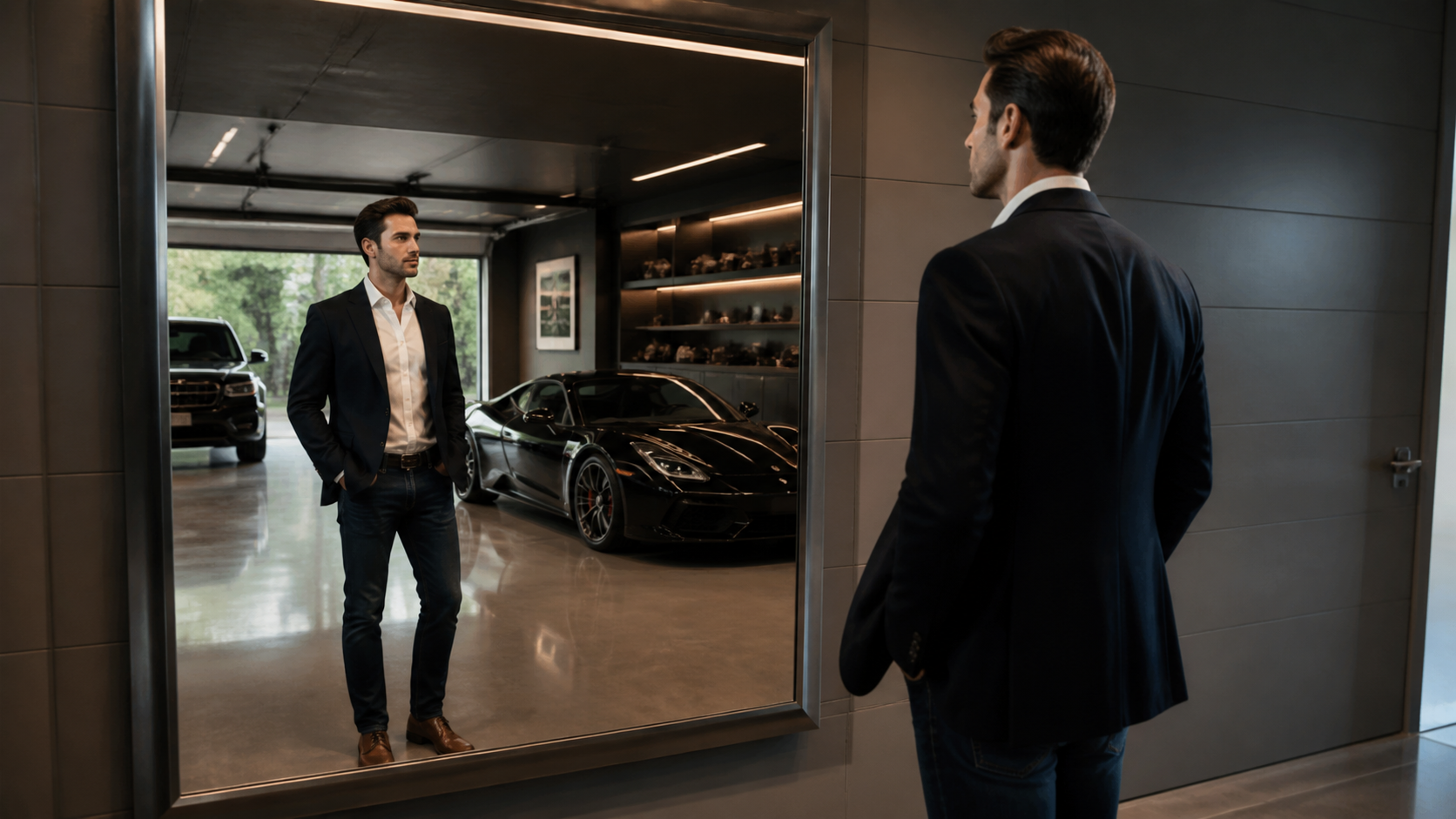 Autospiegel Porträt Beispiel