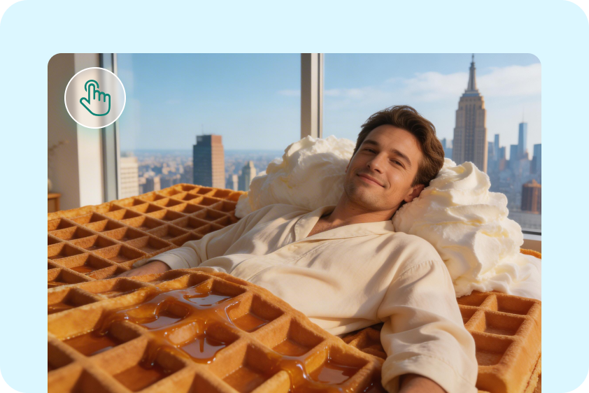 Gerador de vídeos ASMR com IA editar