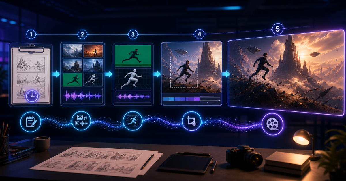 Seedance 2.5 step-by-step AI video workflow with references, editing, and final cinematic output