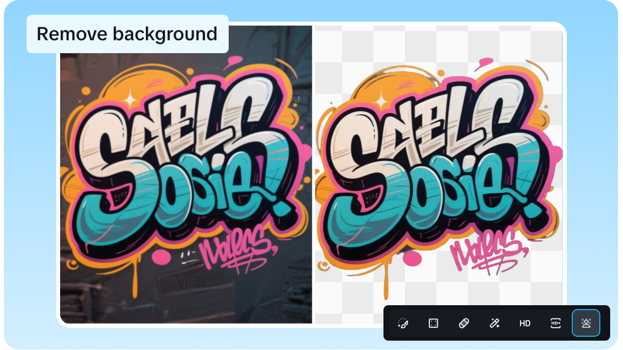 graffiti font transparent background