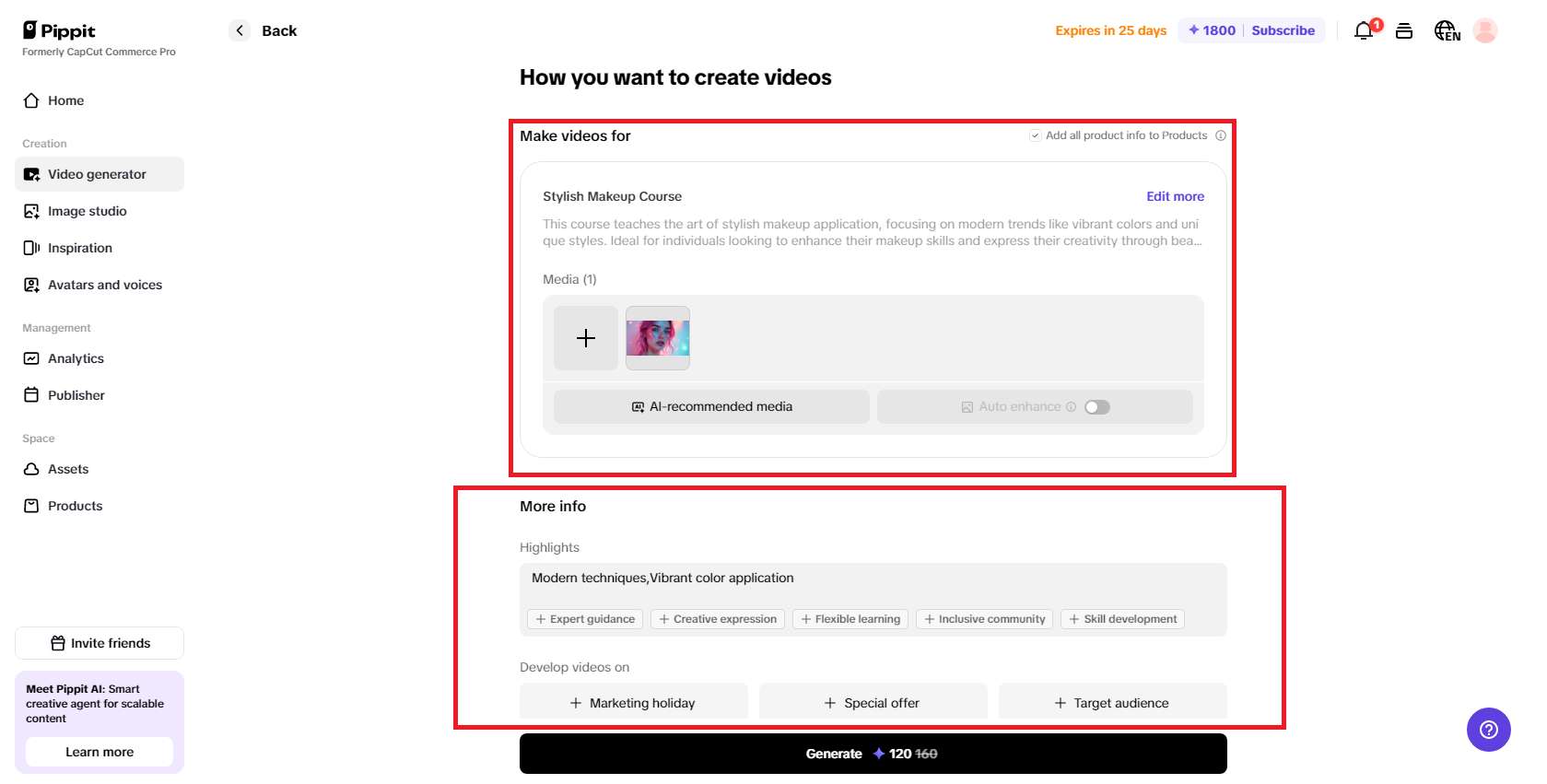Provide details of the video