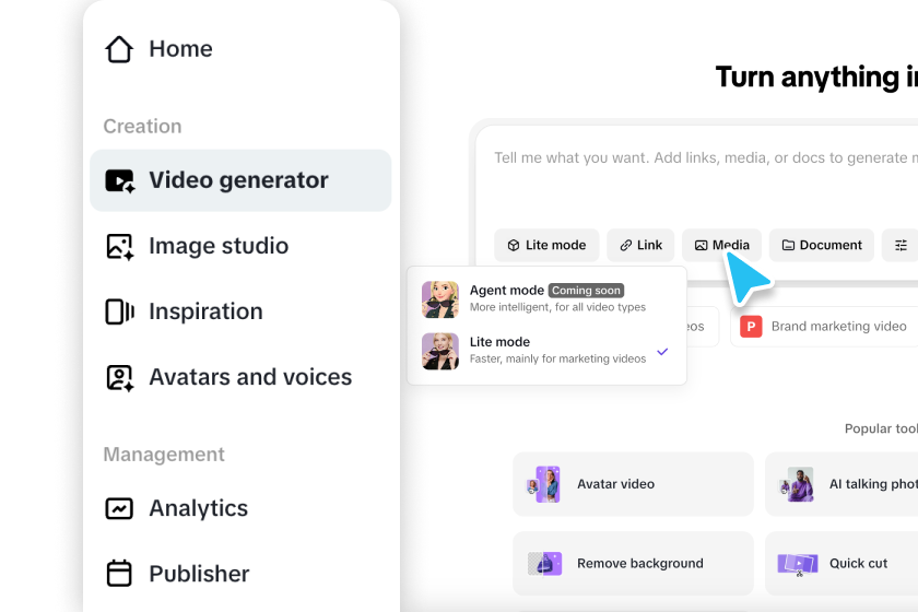 Inserisci il prompt per la creazione del tuo video remix.