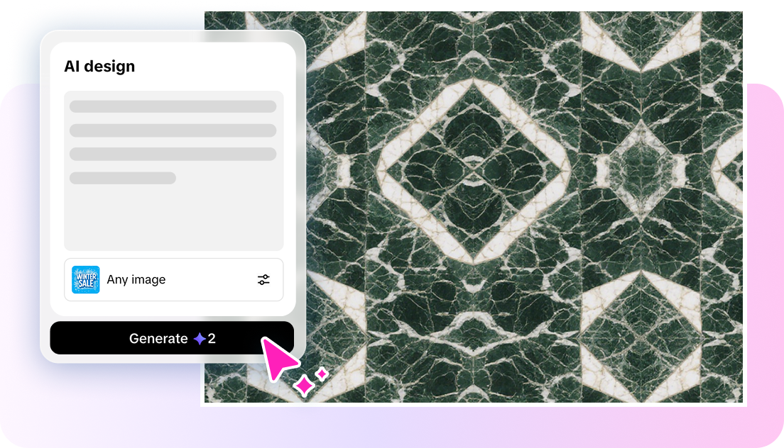คำสั่งข้อความสำหรับการสร้างพื้นผิว AI