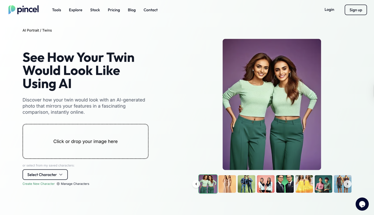 Pincel interface