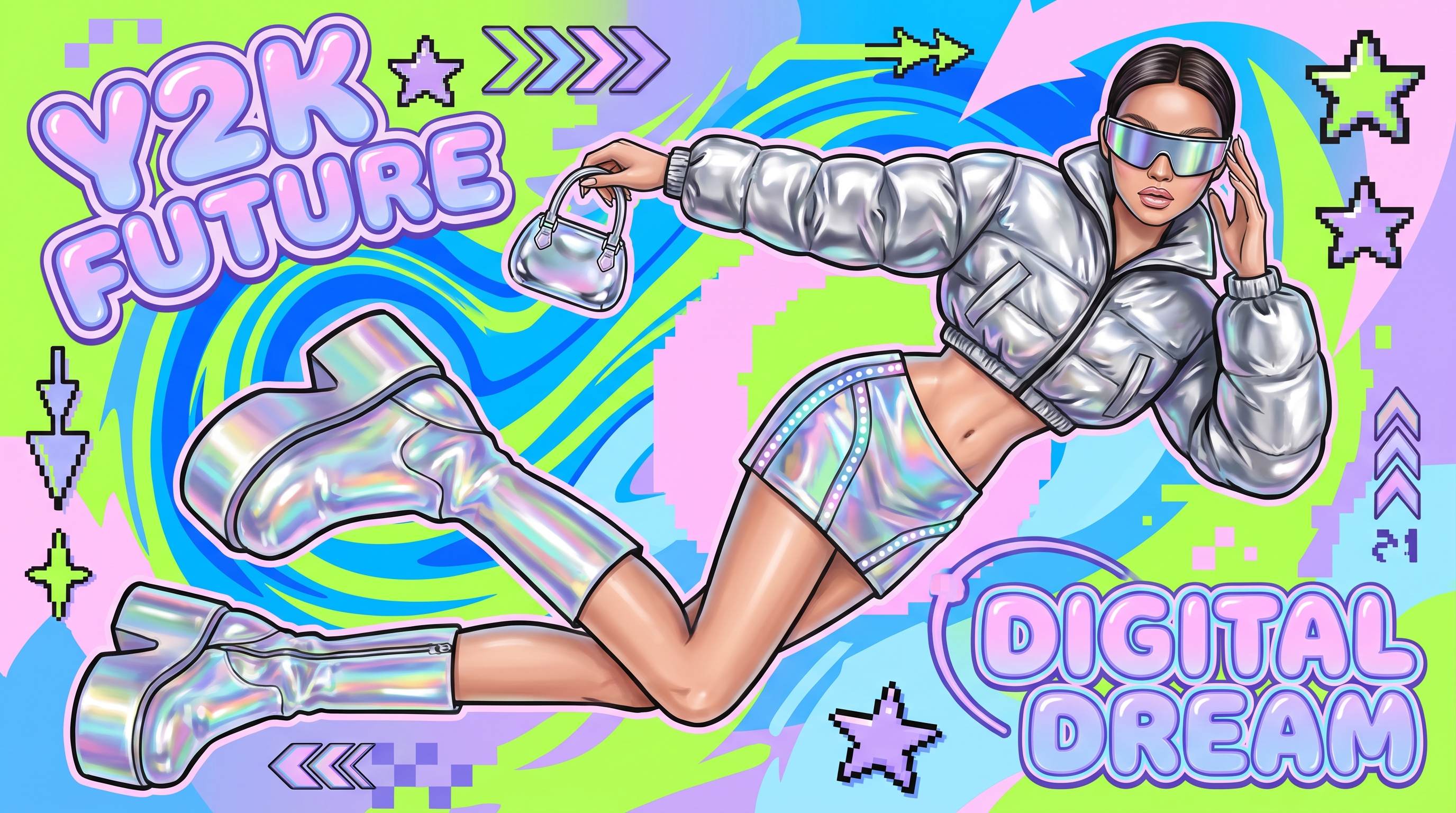 Y2K modeillustration