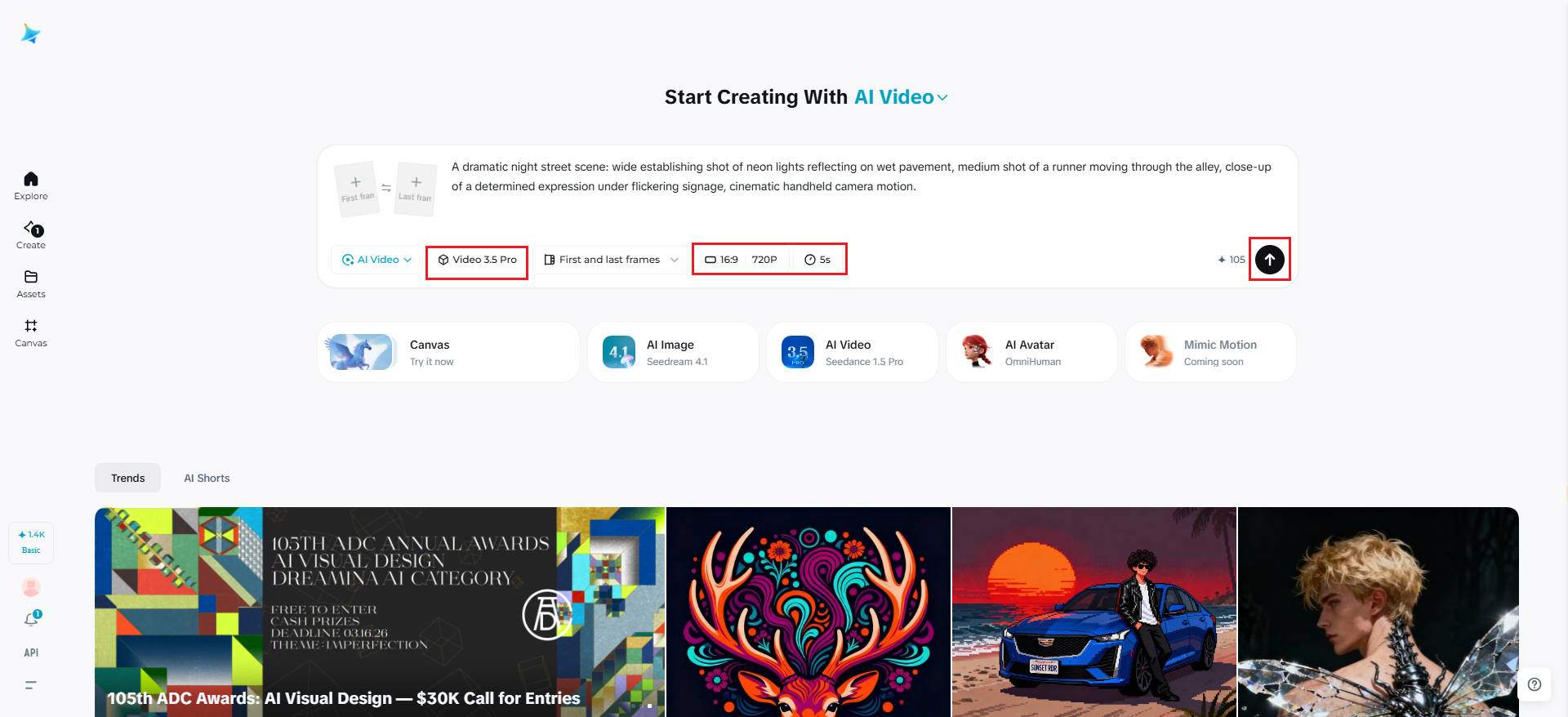 Generate your video